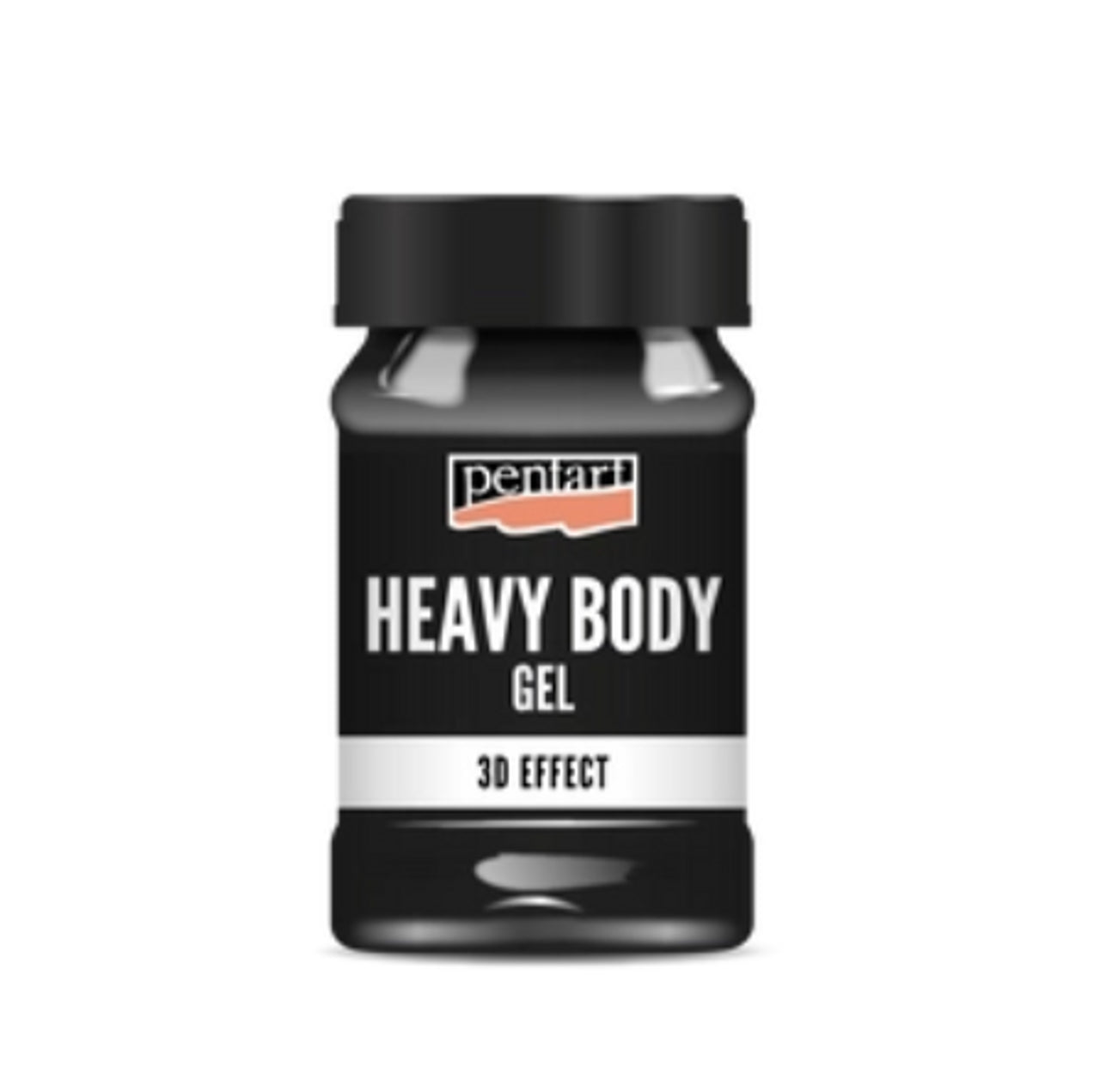 Pentart Heavy body gel glossy 100 ml black