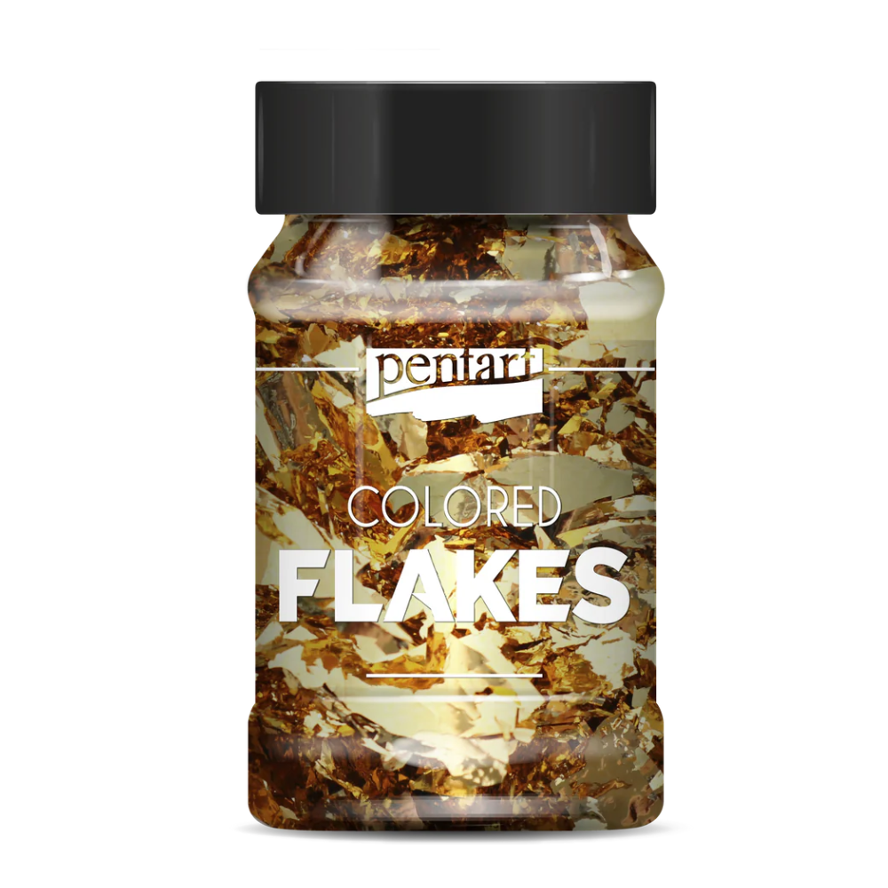 Pentart Colored Foil Flakes min. 1 g.