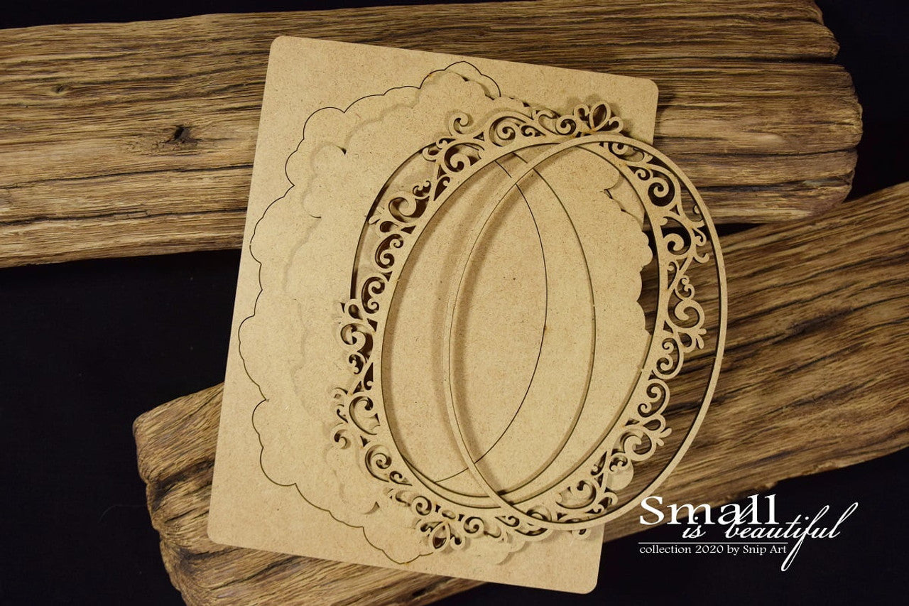 Snipart small in beautiful layered frame 2 HDF
