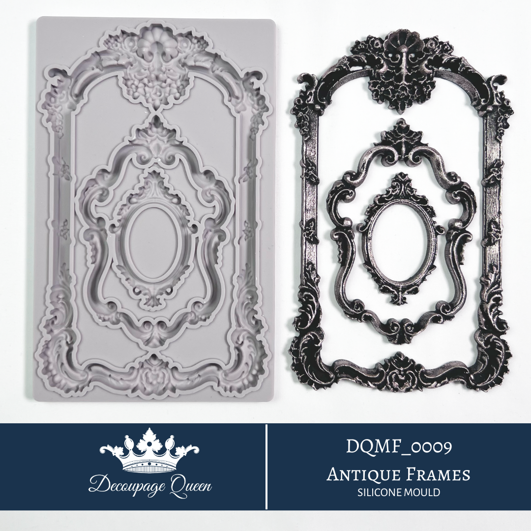 DECOUPAGE QUEEN ANTIQUE FRAMES SPRING 2025 LIMITED EDITION MOLDS