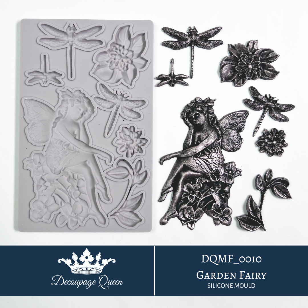 DECOUPAGE QUEENGARDEN FAIRY SPRING 2025 LIMITED EDITION MOLDS
