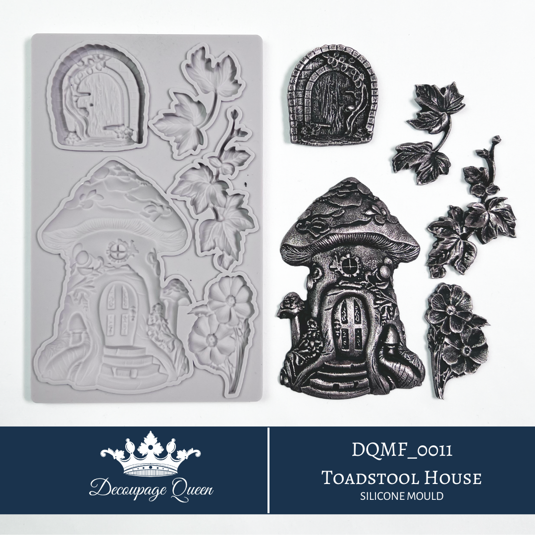 DECOUPAGE QUEEN TOADSTOOL SPRING 2025 LIMITED EDITION MOLDS