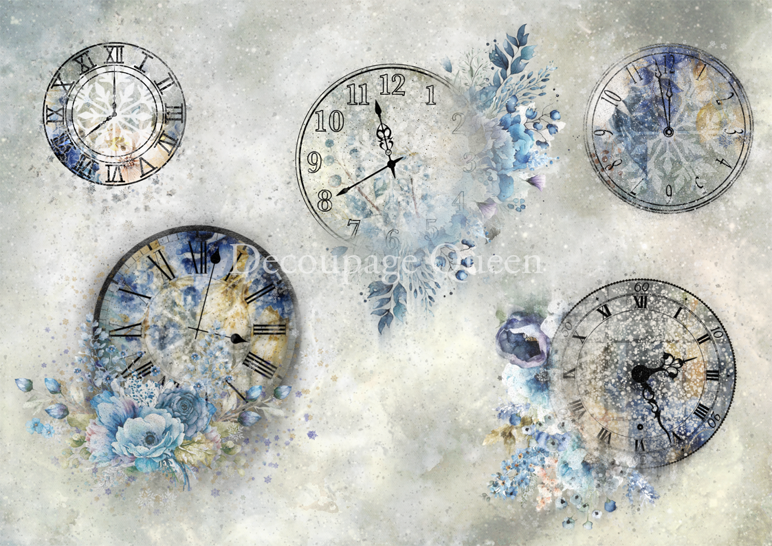 Decoupage Queen, Dainty & queen Frozen in Time  Rice Paper A3 (11.7 X 16.5 INCHES)