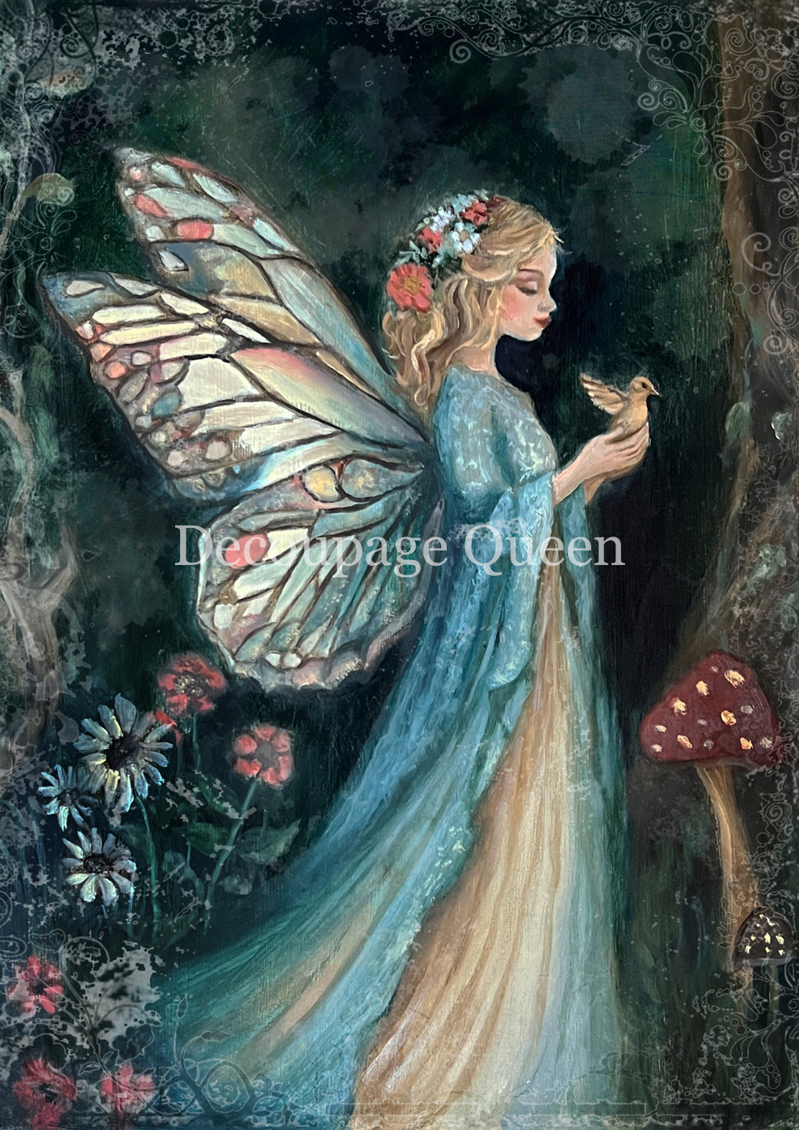 Decoupage Queen MEADOW FAIRY Rice Paper DQRP_0753
