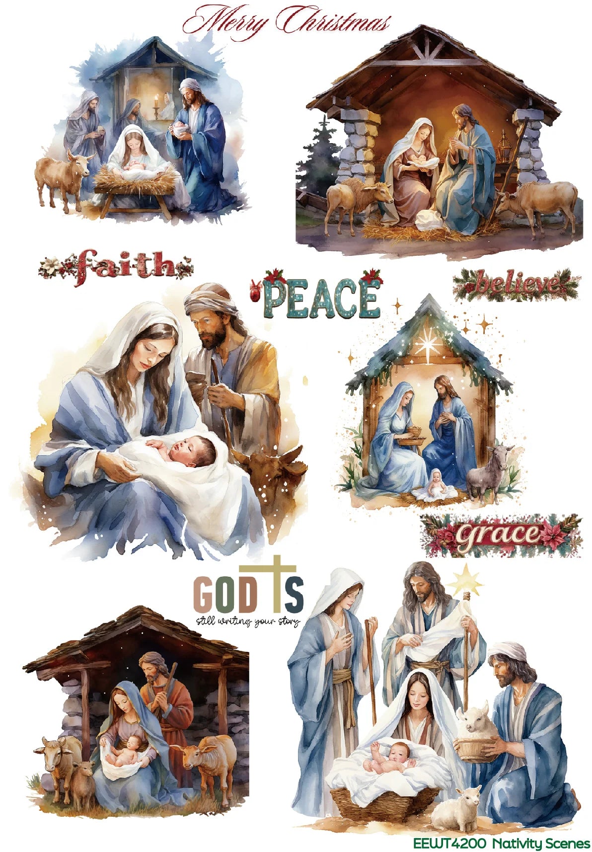 Water Transfers nativity scene