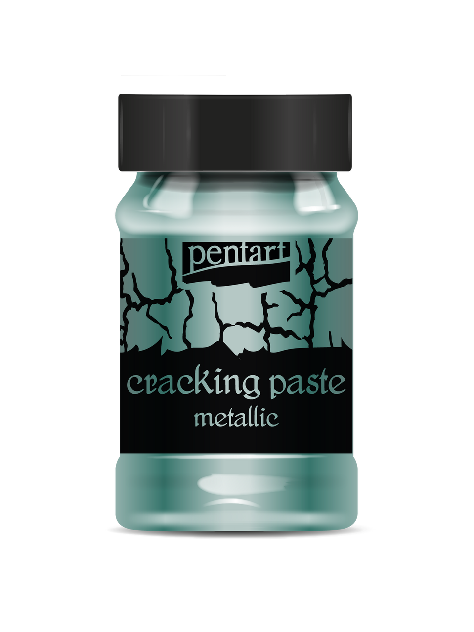 Pentart Cracking Paste Metallic 100ml this is component 2 of a 2 part crackle system