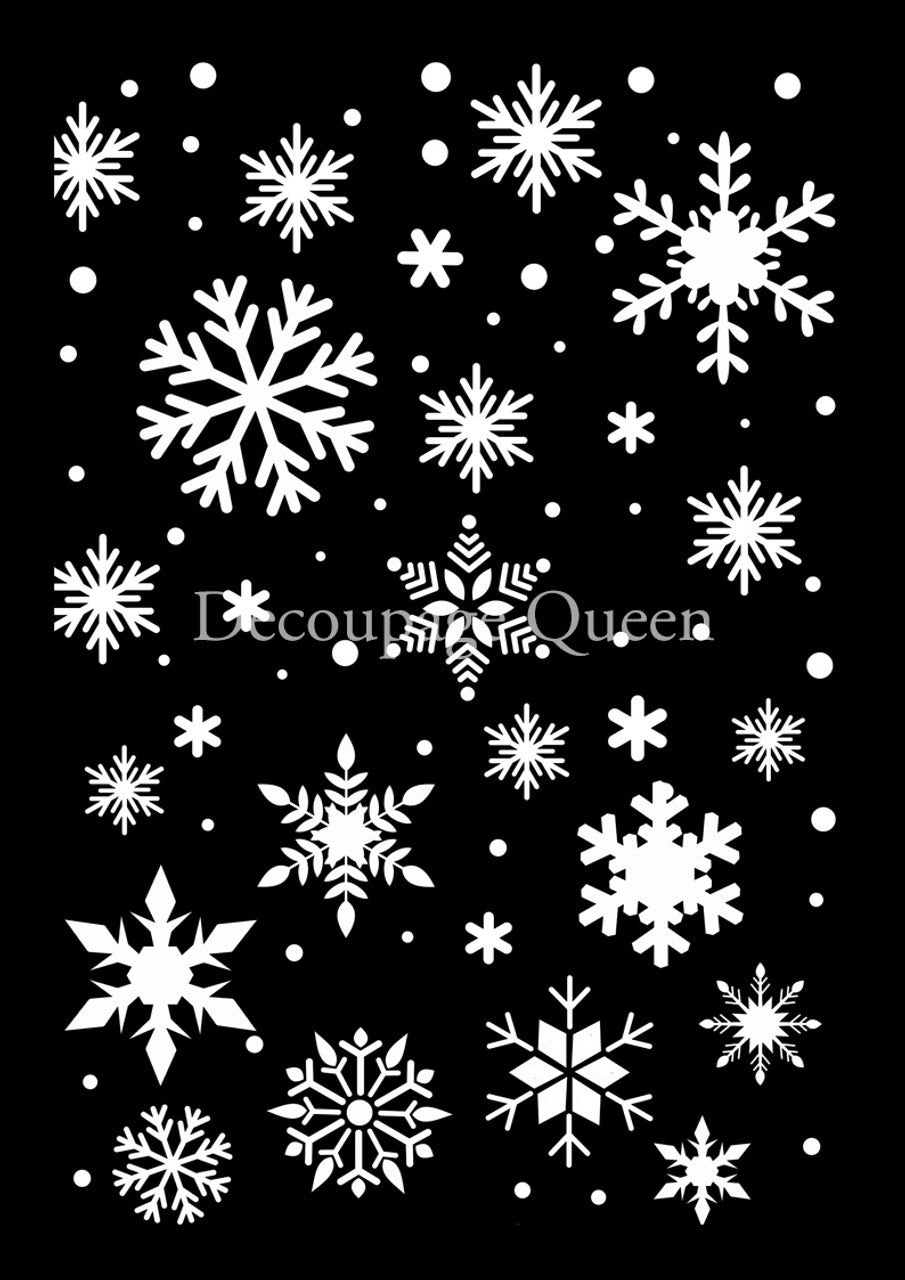 Decoupage Queen Stencils A4 8.3 X 11.7 inches