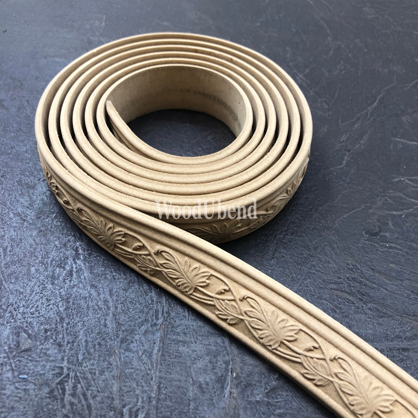 woodubend bendable when heated 2.8cmx208cm, Floral trim SKU TR009