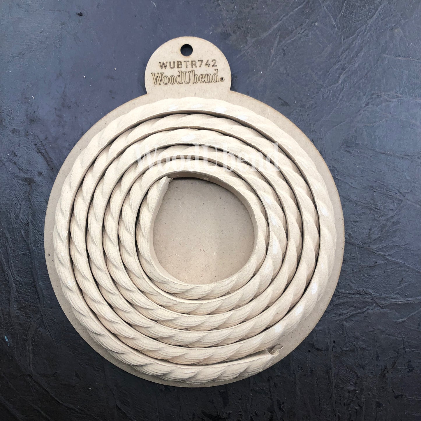 WoodUbend Textured Rope Trims TR742 215x2cm bendable when heated