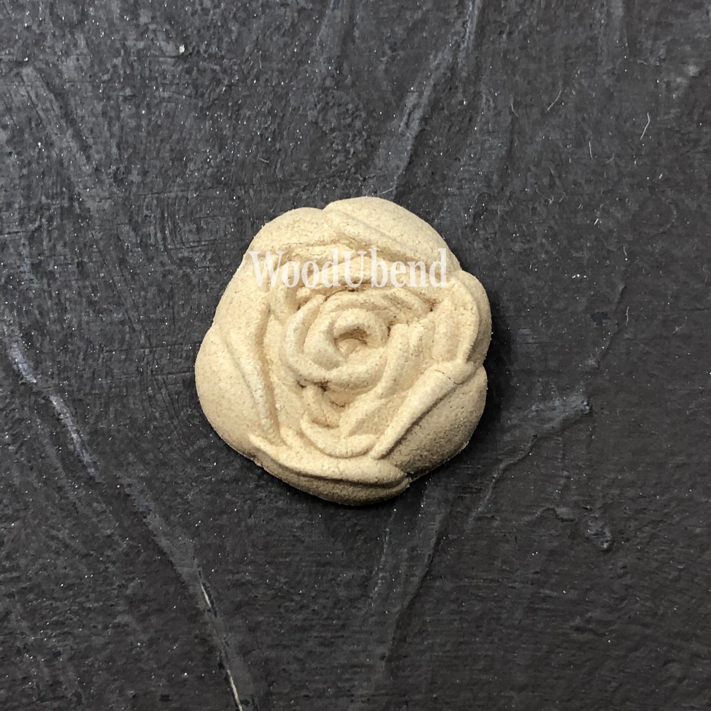 woodubend 3 x 2cm Decorative Flower Applique. Furniture Moulding, SKU 0320 Bendable when heated