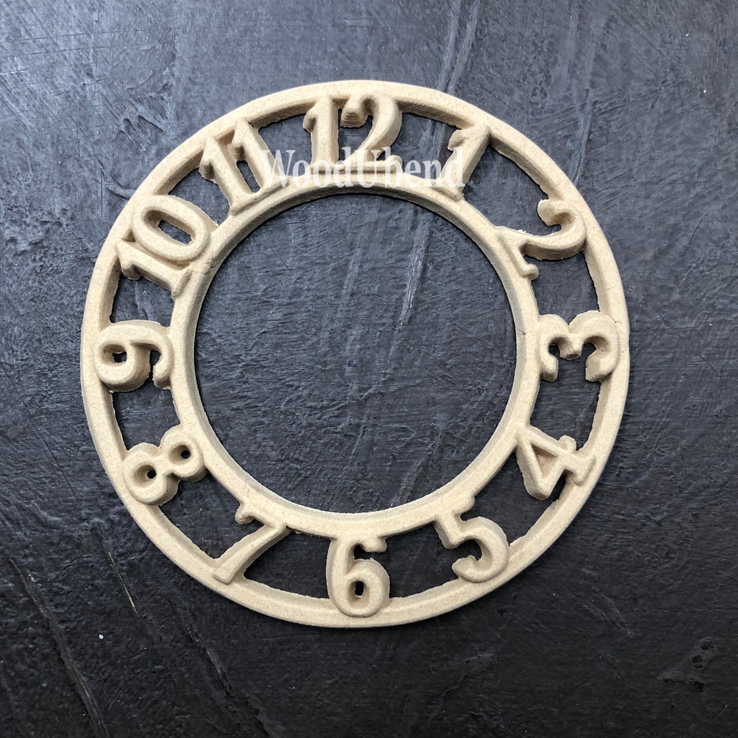 Woodubend bendable when heated Clock WUB5015 9.5×9.5cm