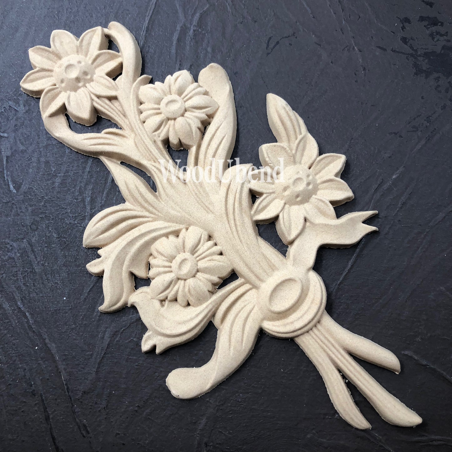 WoodUbend Flower Bouquet WUB0513 23×12.5cm bendable when heated