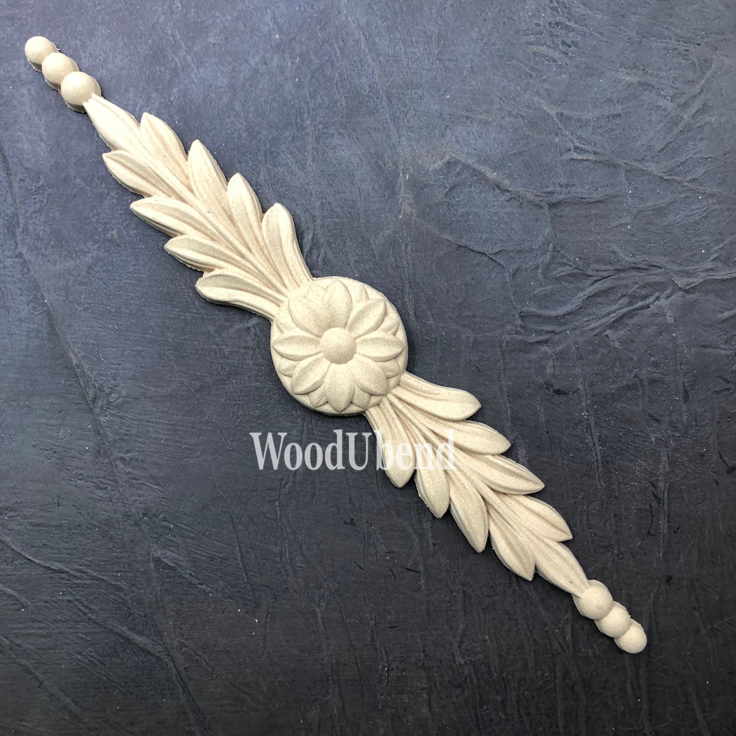 Woodubend bendable when heatedFloral Pediments WUB 6021 4.5×26.5cm