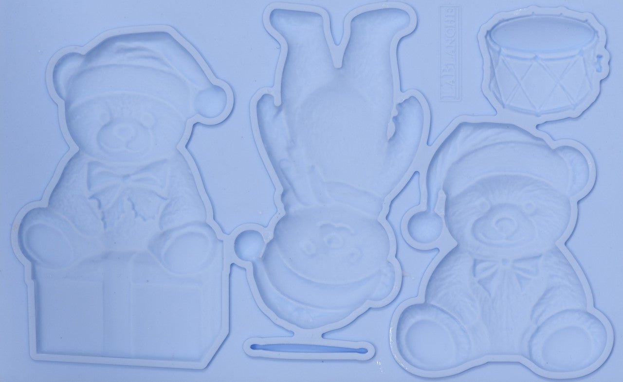 LaBlanche teddybears silicone Mold limited edition.