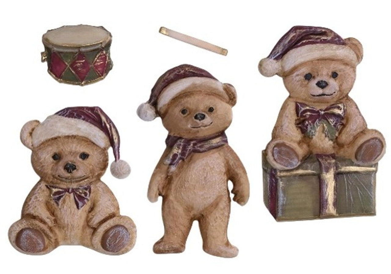 LaBlanche teddybears silicone Mold limited edition.