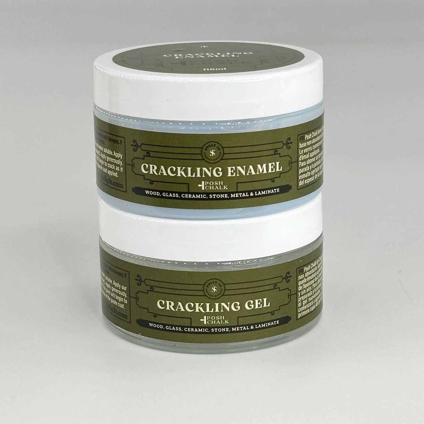 Posh Chalk Crackling Enamel – 2 components x 110ml