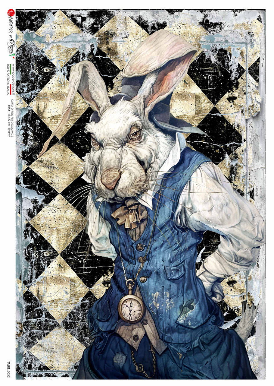 Paper Designs Dark Rabbit A4(8.3 X 11.7 INCHES)