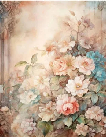 LaBlanche faded flowers 4 A4 (11.7X 8.3 INCHES)