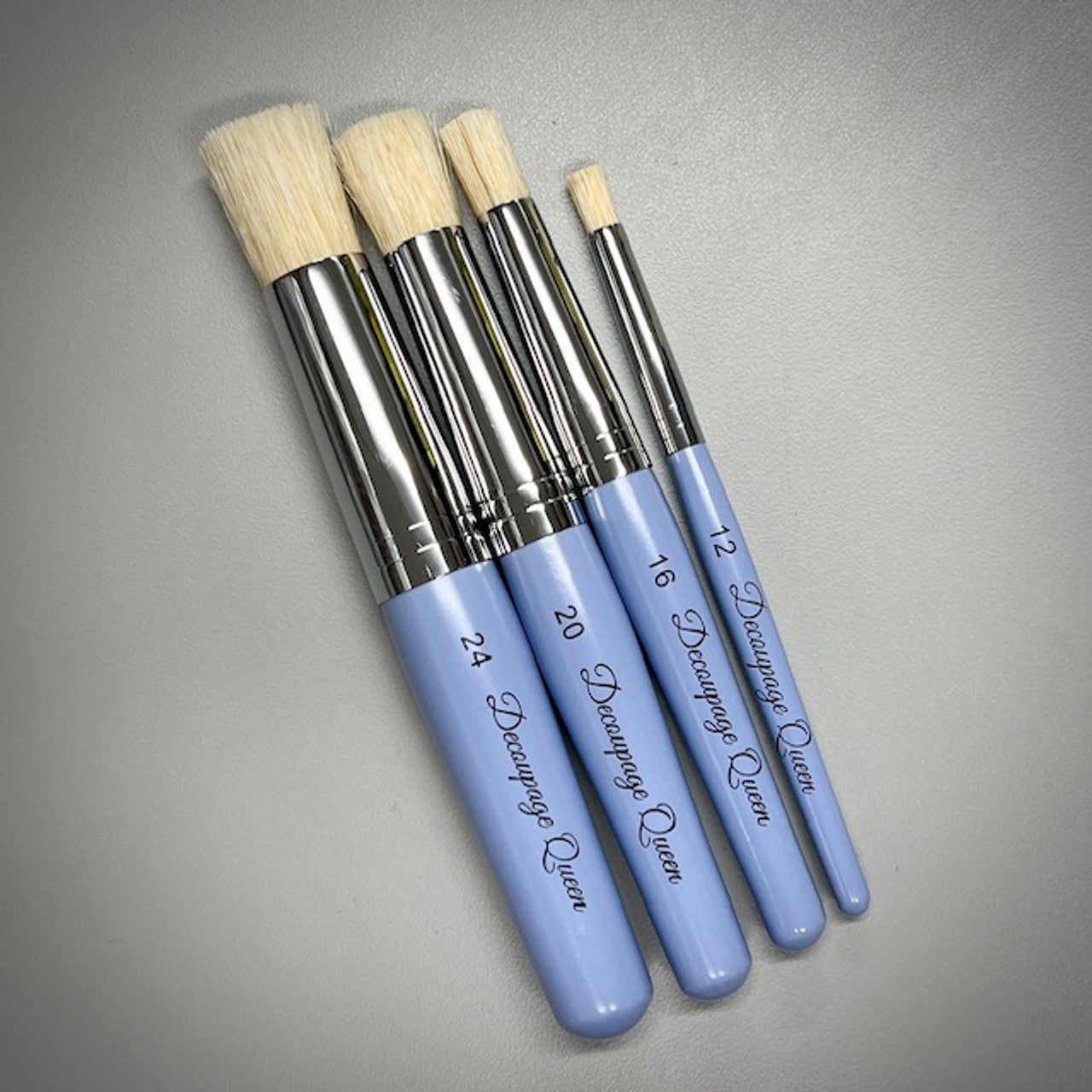 Decoupage Queen Stencil Brushes complete set