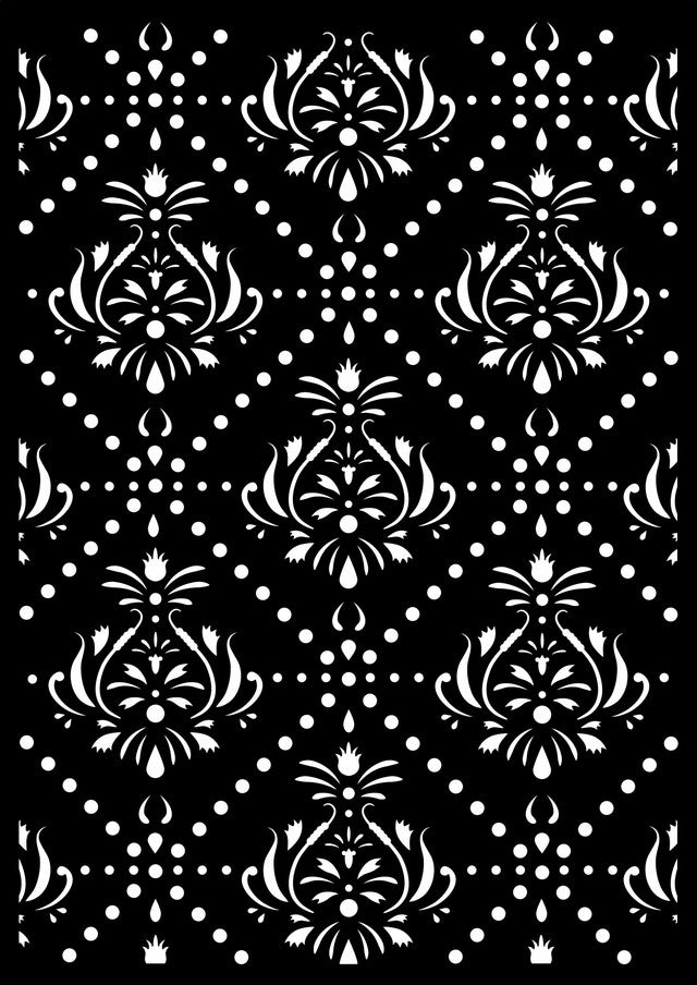 Decoupage Queen Stencils A4 8.3 X 11.7 inches