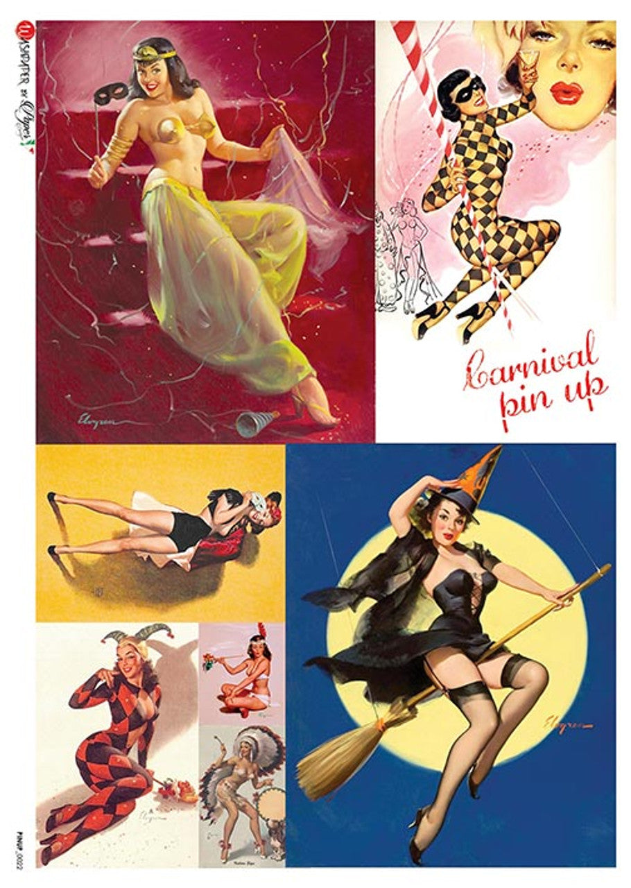 Paper Designs PINUP 0022 RICE PAPER A3  (11.7 X 16.5 INCHES)