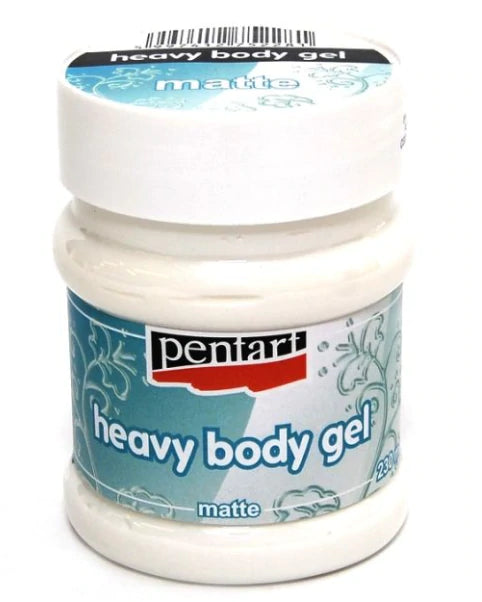 Pentart Heavy Body Gel matte black 100ml