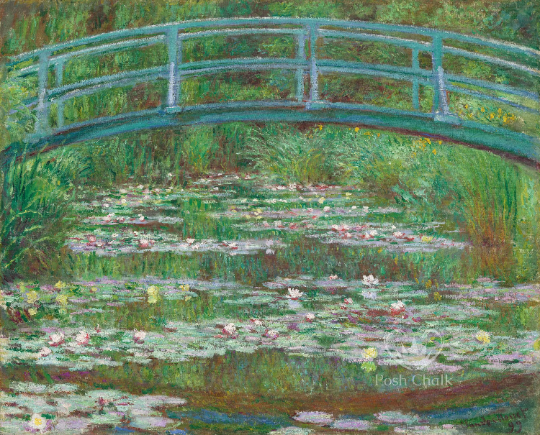 Posh Chalk Deluxe Decoupage Paper Waterlily A1 (23.4 x 33.1 inches)