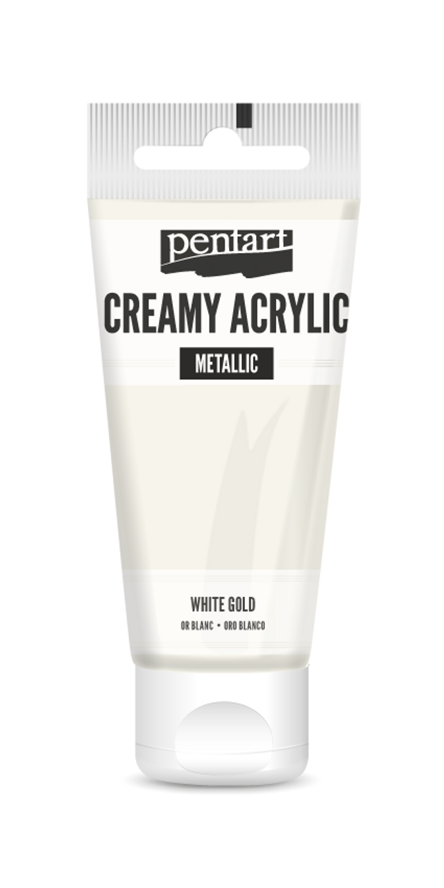 Pentart creamy acrylic metallic paint 60 ml