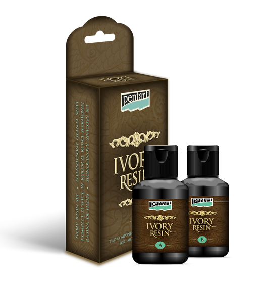 PENTART Ivory Resin set of 2 x 40 ml