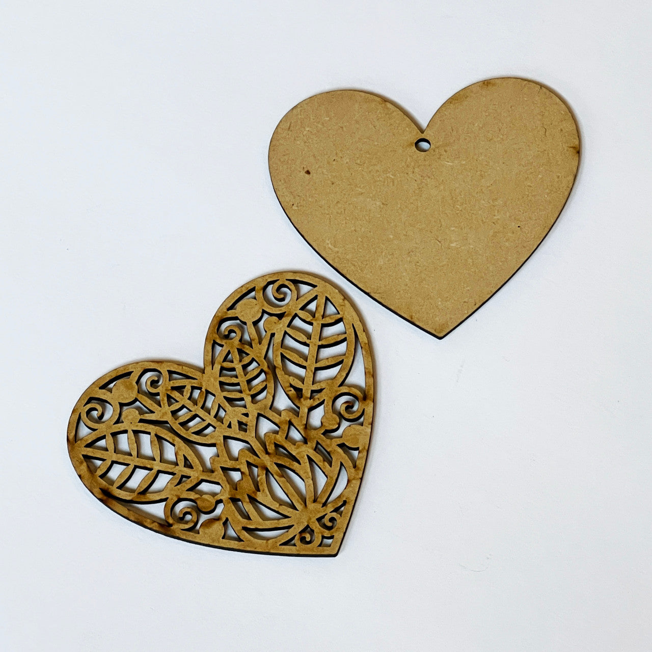 Decoupage Queen Life is beautiful HDF 3 inch Laser cut embellished heart