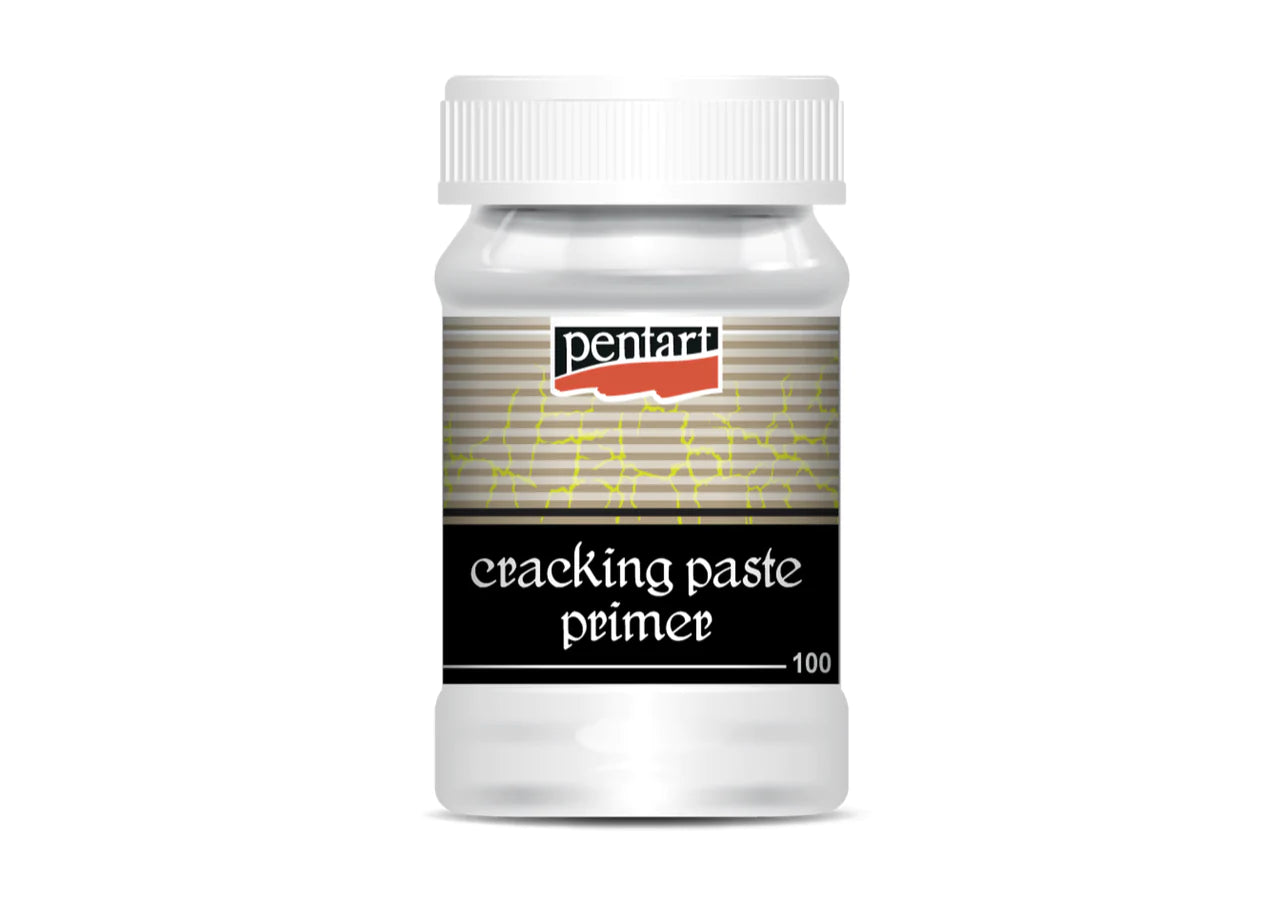 Pentart Cracking Paste White primer 100ml this is component 1 of 2 part crackle system white