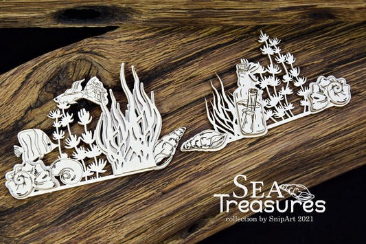 Snipart Sea Treasures Layered Borders 1