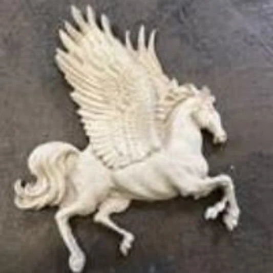 woodubend bendable when heated 7 x 8 cm,Decorative horse with wings, SKU 2175