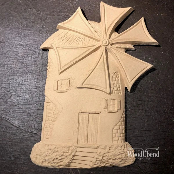 woodubend bendable when heated  25cmx17.5cm Windmill Ornament  SKU 2285