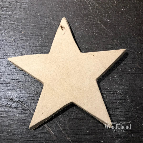 Woodubend bendable when heated 13cmx12.5cm Star ornament, SKU 2286
