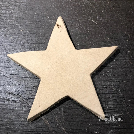 Woodubend bendable when heated 13cmx12.5cm Star ornament, SKU 2286