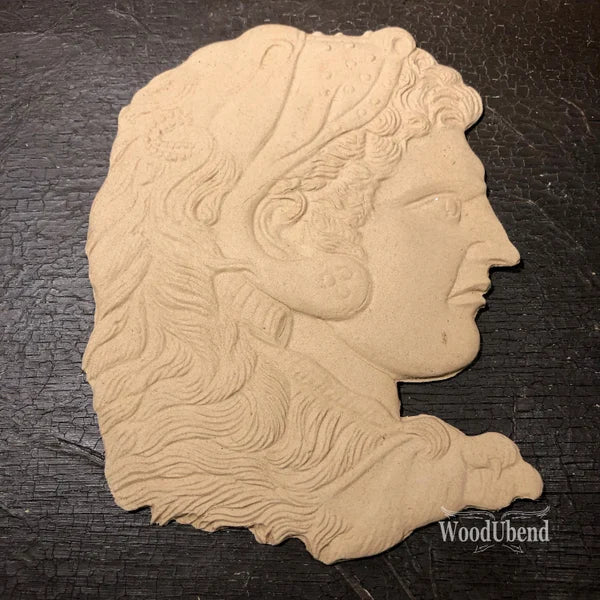 Woodubend bendable when heated 17.5cmx13cm, mans head SKU 2291
