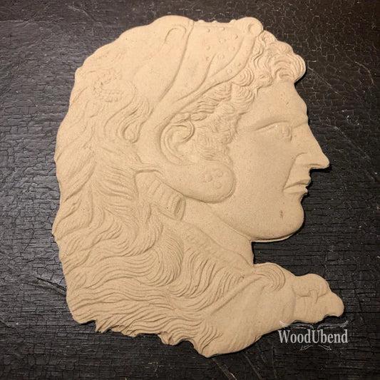Woodubend bendable when heated 17.5cmx13cm, mans head SKU 2291