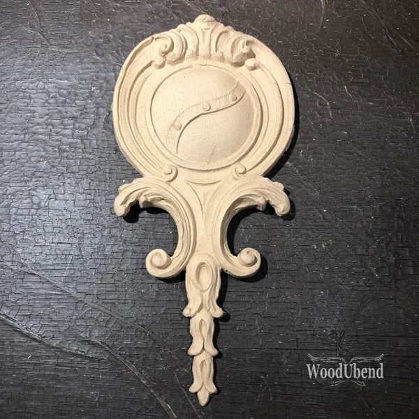 Woodubend bendable when heated 9 x 9 cm, Decorative Ornate drop SKU 2293