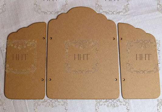 HHT MDF 3 PIECE SCREEN PLAQUE