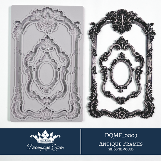 DECOUPAGE QUEEN  ANTIQUE FRAMES SPRING 2025 LIMITED EDITION MOLDS