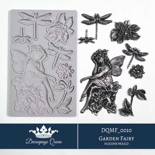 DECOUPAGE QUEENGARDEN FAIRY  SPRING 2025 LIMITED EDITION MOLDS