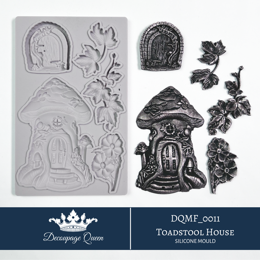 DECOUPAGE QUEEN TOADSTOOL SPRING 2025 LIMITED EDITION MOLDS