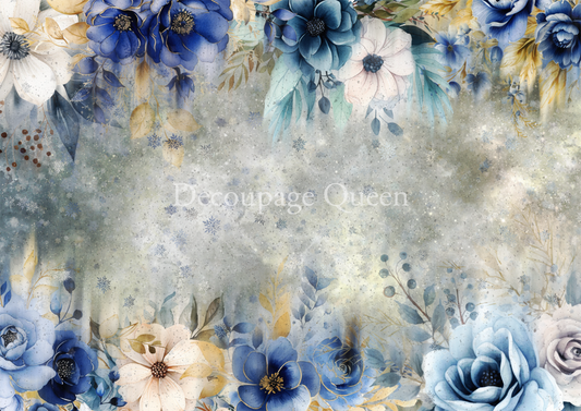 Decoupage Queen, Dainty & queen Winters Dream  Rice Paper A3 (11.7 X 16.5 INCHES)