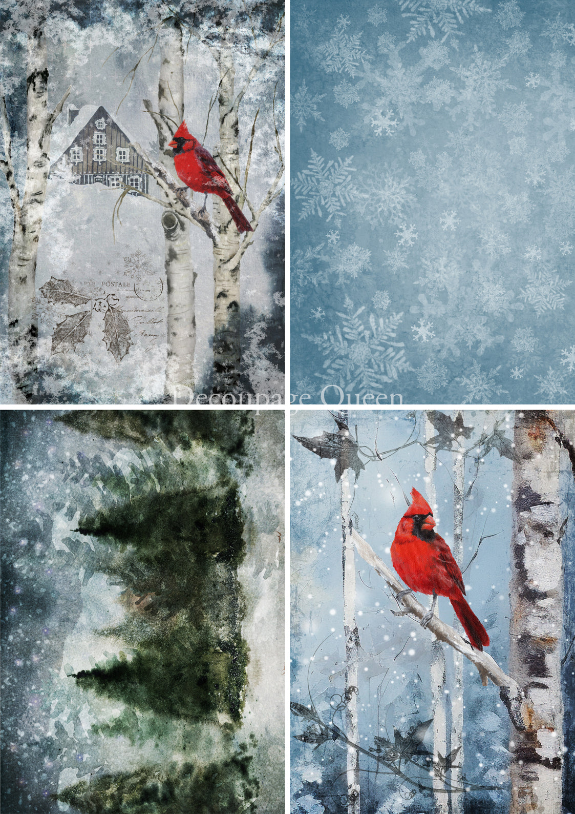 CARDINALS 4 PACK Rice Paper A4 (18.3 X 1.7 INCHES)