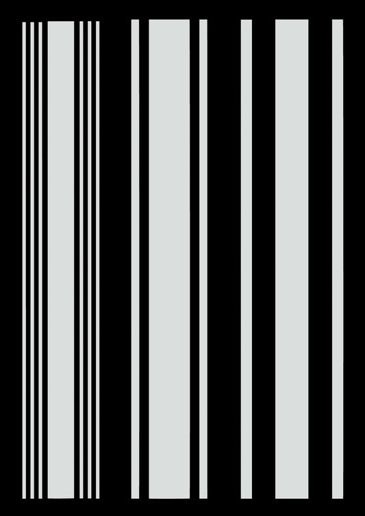 Decoupage Queen Grain Sack Stencil A4 size