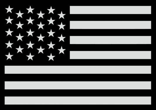 Decoupage Queen Stars & Stripes Stencil A4 size