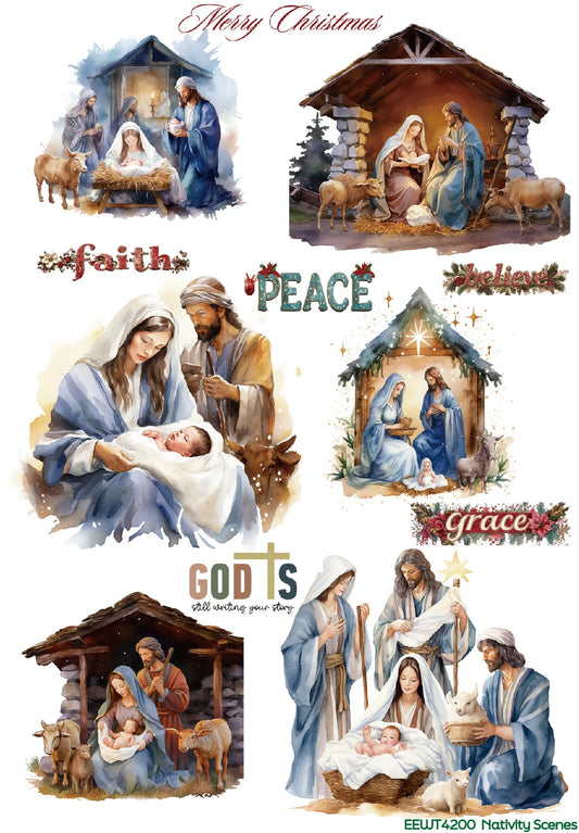 Water Transfers nativity scene