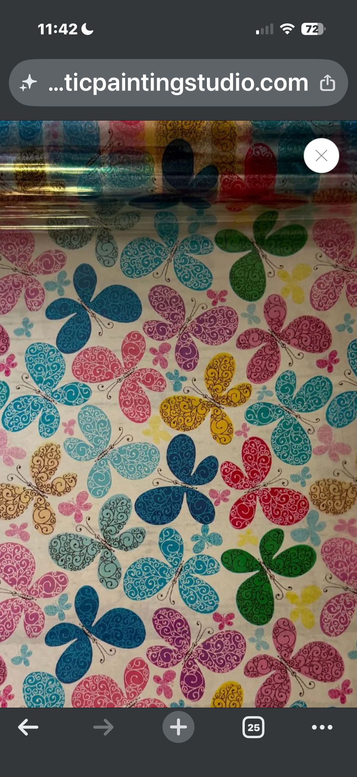 butterfly season foil transparent foil