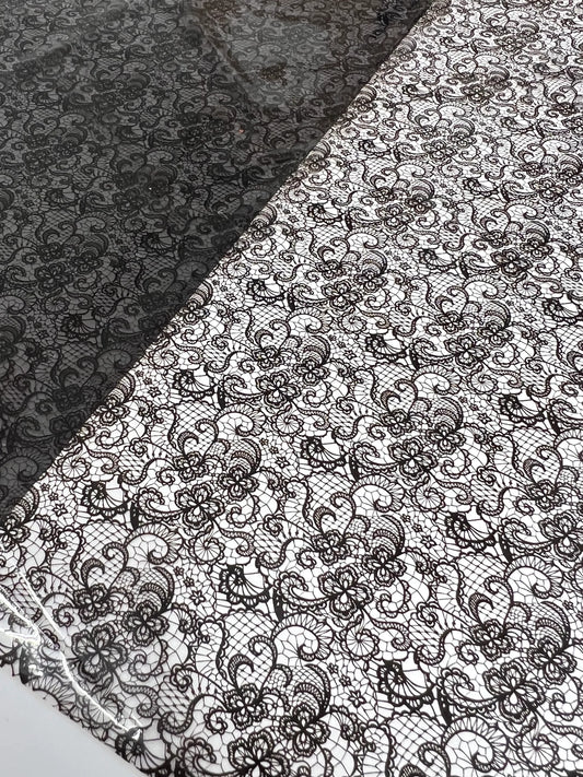 BLACK LACE FOIL
